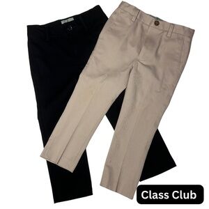 Class Club Kids' Dress Pants in Dark Navy and Gray Mist 3 EUC
